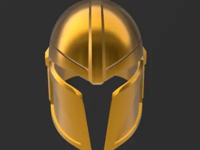 Custom Mandalorian Helmet 3D print model buy