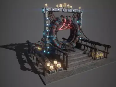 World portal 3D model