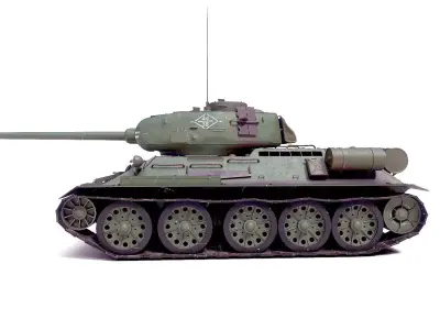 Tank T- 34 3D model