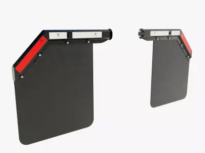 Mud Flap Hangers 3D model
