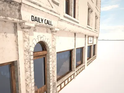 Apartment Building 158 Low Poly 3d Model Low-poly 3D model