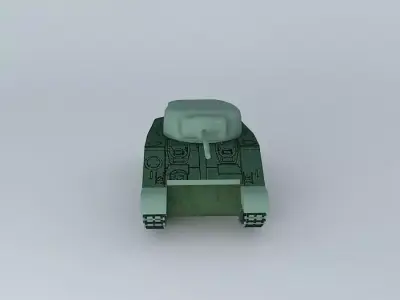 tank Sherman Bastogne Free 3D model
