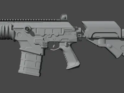 IWI Galil ACE Rifle NATO 3D model