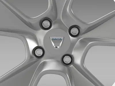 Dacia Logan rim 3D model