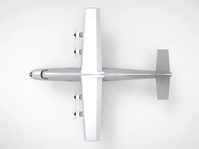 Chinese Aircraft Millitary 3d model Low-poly 3D model