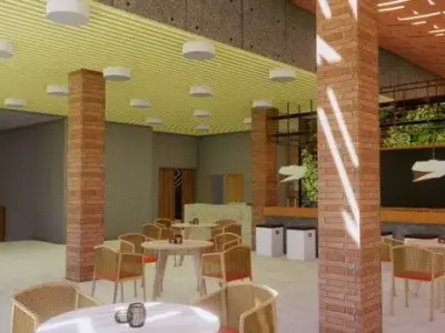 Traditional Hanging Lamp 3D model