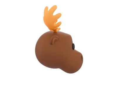 Prop145 Moose Head 3D model