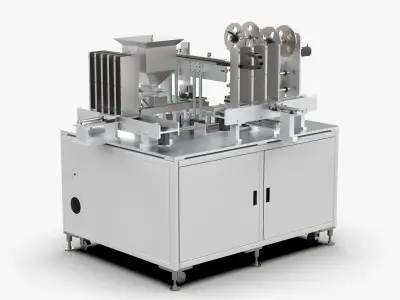 Automatic Foam Sticking Machine 3D model