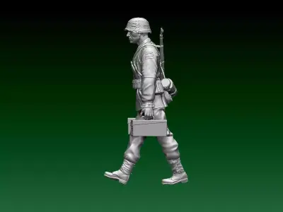 Soldier German 3D print model
