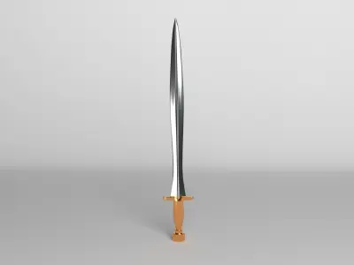 Greek Sword Free 3D model