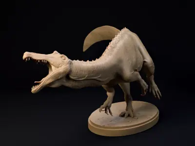 Irritator angry 1-35 pre-supported prehistoric dinosaur - FREE Free 3D print model