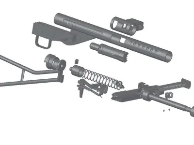 STEN MkI Star 3D model