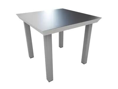 Outdoor Table Low-poly 3D model 11