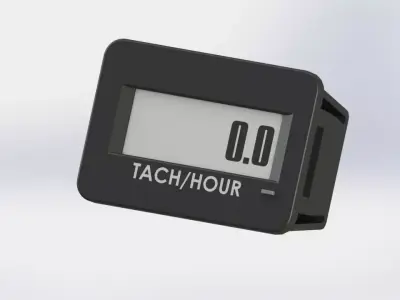 TachHour Meter Free 3D model
