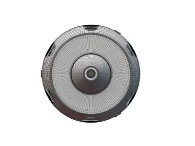 Stun Gun Flash Light with 3D Mockup 3D model