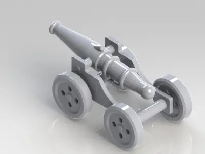 Canho Cannon Free 3D model