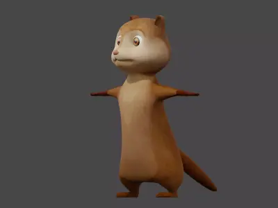 Chipmunk 3D model