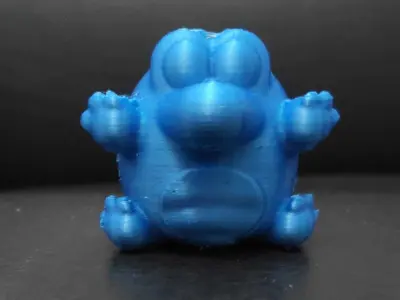 Round Alligator 3D print model