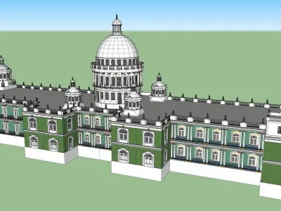 indian lalitha mahal palace 3D model