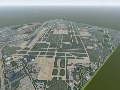 Indianapolis International Airport 3D model