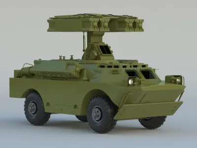 9K31 Strela-1 SA-9 Gaskin 3D model