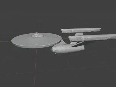 USS Enterprise - Star Trek Model 3D model