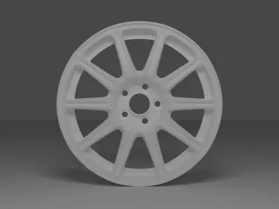 Subaru BBS Wheels 17 inch 3D model