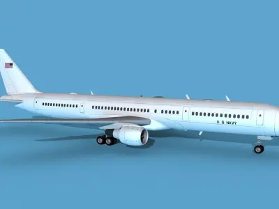 Boeing C-32A US Navy V02 3D model