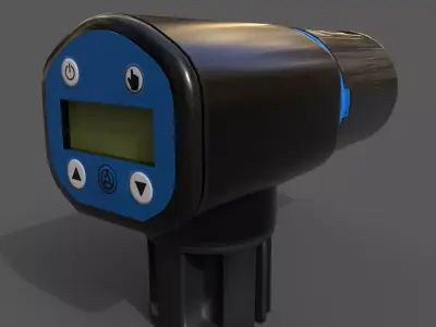 Automatic Fish Food Feeder low poly 3d model Low-poly 3D model