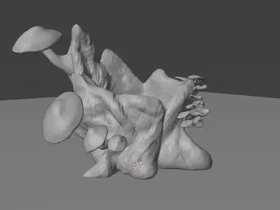 Vaso tronco da floresta Free 3D print model