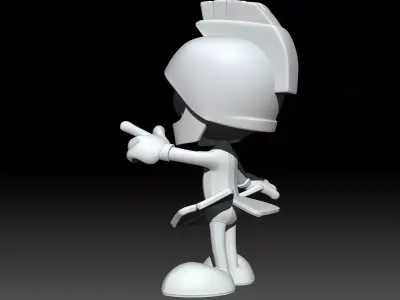 Marvin The Martian Looney Tunes Figure 3D print model