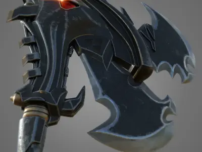 Model Legendary Revenant weapon high poly 3D model