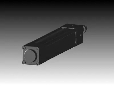 Pneumatic actuator Free 3D model