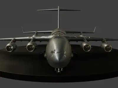AOS - The Bus - C17 Globemaster Low-poly 3D model