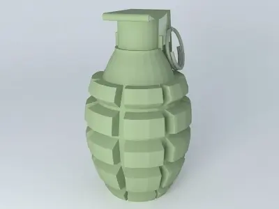 MKII Hand Grenade Free 3D model