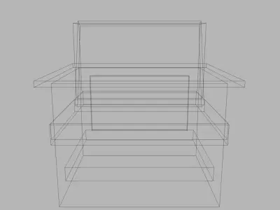 Canvas Chair Free 3D model