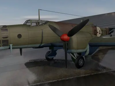 Junkers Ju-86 D-1 3D model