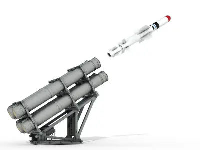 Mark 141  RGM 84 Harpoon 3D model