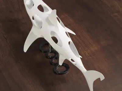 Shark Statue 3D model