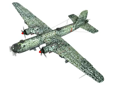 Heinkel He-177 A-5 - Greif - 6NJM 3D model