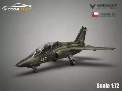 AJ-01 Advanced Jet Trainer Light Attack Aircraft 3D print model