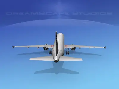 Airbus A321 Corporate 4 3D model