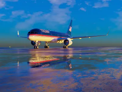 Trump Boeing 757-200 3D model