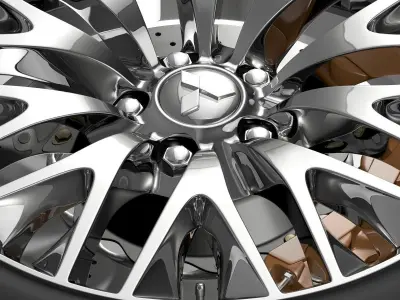 Mitsubishi Dignity wheel 3D model