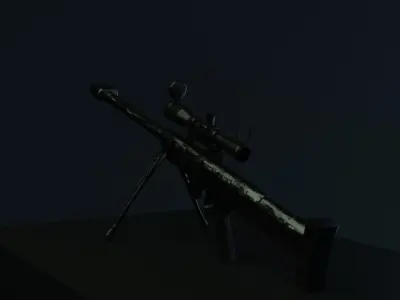 Lar Grizzly Rifle 3D model