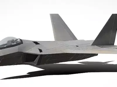 F-22 Raptor 3D Model 3D model