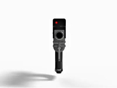 Blaster of Korben Dallas from movie The Fifth Element 3D model