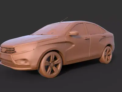 Lada Vesta 3D print model