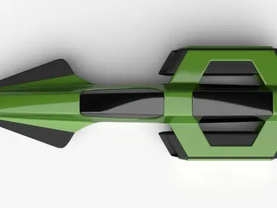 Racing Spaceship Achernar 3D model