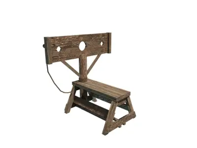 Stocks Low-poly 3D model